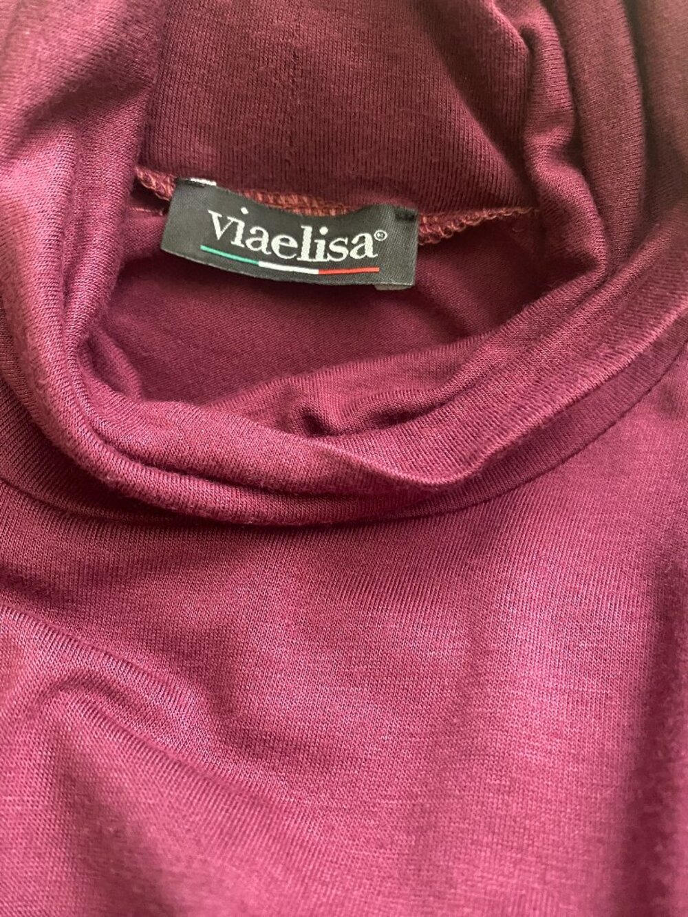 Viaelisa (brand from Tuscany, Italy) Pink Turtleneck Dress Women, Size XS - Picture 3 of 3